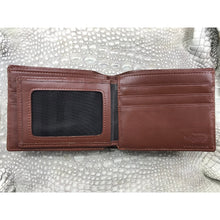 Brown Alligator Skin Bifold Wallet For Men | Handmade Crocodile Leather Wallet RFID Blocking | VL5635 - Vinacreations