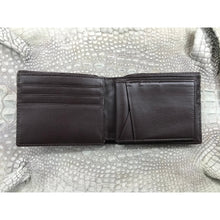 Brown Alligator Skin Bifold Wallet For Men | Handmade Crocodile Leather Wallet RFID Blocking | VL5711 - Vinacreations