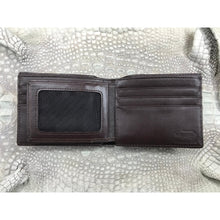 Brown Alligator Skin Bifold Wallet For Men | Handmade Crocodile Leather Wallet RFID Blocking | VL5711 - Vinacreations