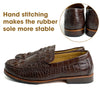 Classic Dark Brown Alligator Boat Shoes Men   | Crocodile Men Moccasin Leather Shoes | SH83K42