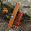 Brown Alligator Leather Watch Strap