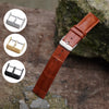 Brown Alligator Leather Watch Strap