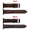 Brown Lizard Leather Strap for Apple Watch