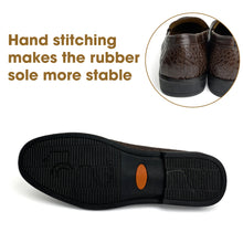 Dark Brown Handcrafted Alligator Classic Penny Loafer | Crocodile Belly Skin Loafer Shoe For Men | SH133P42