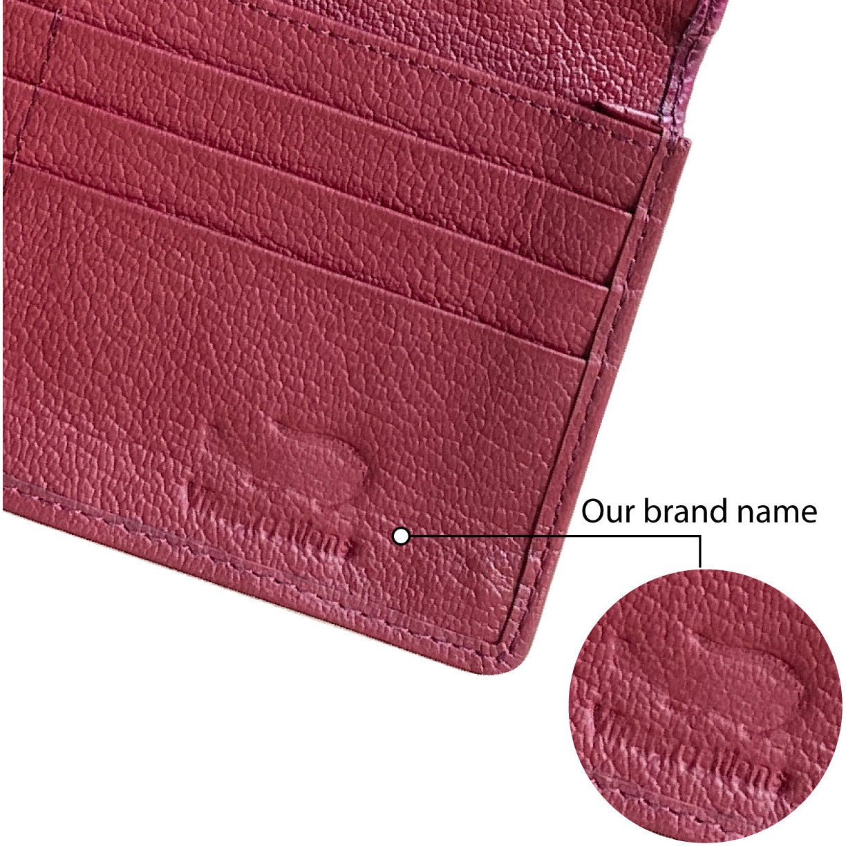 Burgundy Alligator Long Wallet For Men | Premium Crocodile Belly Leather Checkbook | RFID Blocking | LON70 - Vinacreations