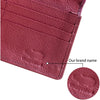 Burgundy Alligator Long Wallet For Men | Premium Crocodile Belly Leather Checkbook | RFID Blocking | LON70 - Vinacreations