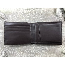 Dark Brown Alligator Horn Back Skin Bifold Wallet For Men | Handmade Crocodile Leather Wallet RFID Blocking | VL5734 - Vinacreations