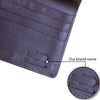 Dark Brown Alligator Long Wallet For Men | Handmade Crocodile Leather Secretary Business Tall Bifold Wallet RFID Blocking | LON33 - Vinacreations