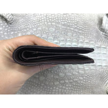 Dark Brown Alligator Skin Bifold Vertical Wallet For Men | Handmade Crocodile Leather Wallet RFID Blocking | VL5679 - Vinacreations