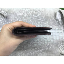Dark Brown Alligator Skin Bifold Vertical Wallet For Men | Handmade Crocodile Leather Wallet RFID Blocking | VL5685 - Vinacreations