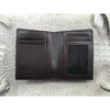 Dark Brown Alligator Skin Bifold Vertical Wallet For Men | Handmade Crocodile Leather Wallet RFID Blocking | VL5692 - Vinacreations