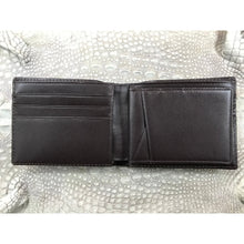 Dark Brown Alligator Skin Bifold Wallet For Men | Handmade Crocodile Leather Wallet RFID Blocking | VL5701 - Vinacreations
