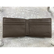 Dark Brown Alligator Skin Bifold Wallet For Men | Handmade Crocodile Leather Wallet RFID Blocking | VL5710 - Vinacreations