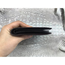 Dark Brown Alligator Skin Bifold Wallet For Men | Handmade Crocodile Leather Wallet RFID Blocking | VL5720 - Vinacreations