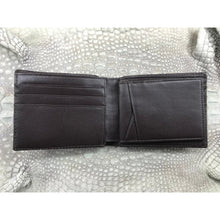 Dark Brown Alligator Skin Bifold Wallet For Men | Handmade Crocodile Leather Wallet RFID Blocking | VL5720 - Vinacreations