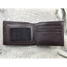 Dark Brown Alligator Tail Skin Bifold Wallet For Men | Handmade Crocodile Leather Wallet RFID Blocking | VL5733 - Vinacreations