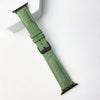 Green Stingray Leather Watch Band Compatible with Apple Watch IWatch Series 7 6 5 4 3 2 1 | AW-68 - Vinacreations