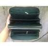 Green Women's Long Purse Wallet Alligator Leather Clutch Large Capacity Luxury Ladies Crocodile Wristlet Organizer RFID Blocking Wallet VINU-17 - Vinacreations
