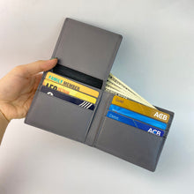 Grey Alligator Belly Leather Bifold Wallet for Men RFID Blocking | VINAM-48 - Vinacreations