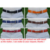Handcrafted Green Alligator Belt Men's - Crocodile Skin Belly Belt 1.5