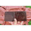 Handmade Dark Brown Alligator Belly Bifold Wallet for Men RFID Blocking | VINAM-33 - Vinacreations