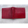 Handmade Red Slim Bifold Ostrich Leather Wallet RFID Blocking For Men | VINAM-95 - Vinacreations