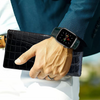 green alligator leather watch strap for apple watch