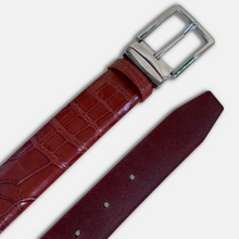 Classic Brown Alligator Belt Men's - Pin Buckle | BE-BRO-06-PIN