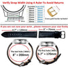 Light Brown Flat Alligator Leather Watch Band For Men | No-Padding | DH-26 - Vinacreations