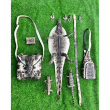 Natural Alligator Leather Crossbody Shoulder Bag, Casual Daypack Work Business - Vinacreations