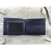 Navy Blue Alligator Horn Back Skin Bifold Wallet For Men | Handmade Crocodile Leather Wallet RFID Blocking | VL5599 - Vinacreations