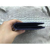 Navy Blue Alligator Skin Bifold Wallet For Men | Handmade Crocodile Leather Wallet RFID Blocking | VL4552 - Vinacreations