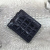 Navy Blue Alligator Tail Skin Bifold Wallet For Men | Handmade Crocodile Leather Wallet RFID Blocking | VL5588 - Vinacreations
