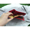 Red Burgundy Alligator Skin Bifold Wallet For Men | Handmade Crocodile Leather Wallet RFID Blocking | VL4537 - Vinacreations