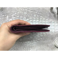 Red Burgundy Alligator Skin Bifold Wallet For Men | Handmade Crocodile Leather Wallet RFID Blocking | VL5639 - Vinacreations