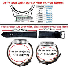 Red Stingray Leather Watch Band For Men Replacement Wristwatch Strap | DH-69 - Vinacreations