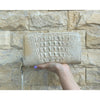 White Women's Long Purse Wallet Alligator Leather Clutch Large Capacity Luxury Ladies Crocodile Wristlet Organizer RFID Blocking Wallet VINU-12 - Vinacreations