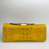 Women Crocodile Handbags Top Handle Alligator Leather Shoulder Messenger Bag Lady Fashion Daily Totes -Yellow - Vinacreations
