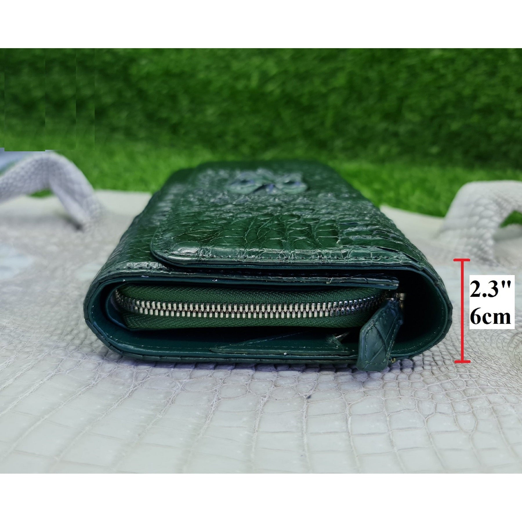 Womens Alligator Leather Handbag Handmade Luxury Leather Bag - Work Bag Women - Green Leather Satchel Purse XACH-06 - Vinacreations