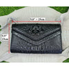 Womens Leather Alligator Handbag Handmade Luxury Leather Bag - Work Bag Women - Black Leather Satchel Purse XACH-12 - Vinacreations