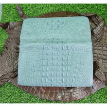 Womens Leather Alligator Handbag Handmade Luxury Leather Bag - Work Bag Women - Blue Leather Satchel Purse XACH-13 - Vinacreations