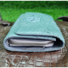 Womens Leather Alligator Handbag Handmade Luxury Leather Bag - Work Bag Women - Blue Leather Satchel Purse XACH-13 - Vinacreations
