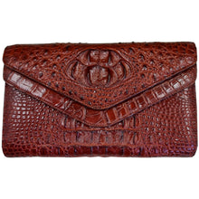 Womens Leather Alligator Handbag Handmade Luxury Leather Bag - Work Bag Women - Brown Leather Satchel Purse XACH-08 - Vinacreations