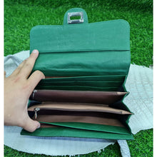 Womens Leather Alligator Handbag Handmade Luxury Leather Bag - Work Bag Women - Green Leather Satchel Purse XACH-05 - Vinacreations